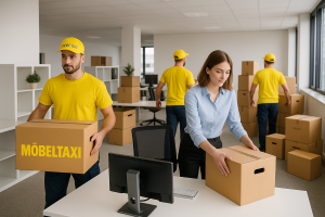 Büroumzug mit dem Möbeltaxi