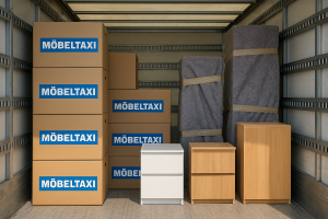 Möbel bis zum Bordstein transportieren lassen in Mannheim